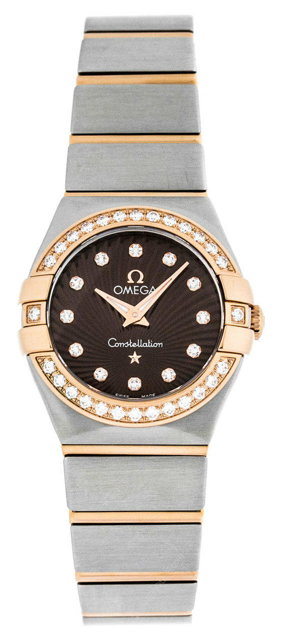 OMEGA Watches CONSTELLATION 24MM BRN DIAL DIA WOMEN'S WATCH 123.25.24.60.63.001